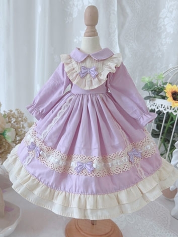 BJD Clothes Purple Wesern S...