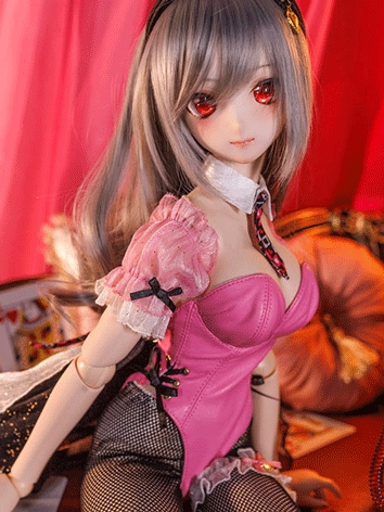 BJD Clothes Pink Gambling H...