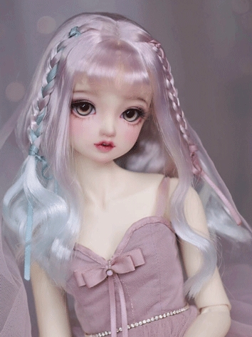 BJD Wig Girl Double Braids ...