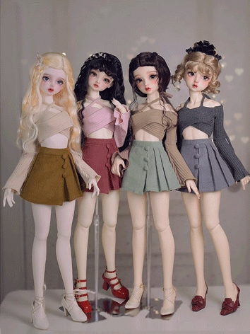 BJD Clothes Girl/Female Vest and Skirt Dress Suit for SD/SDGR Size Ball-jointed Doll
