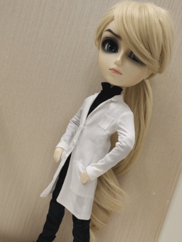 BJD Clothes Doctor's White Coat for OB27 Size Ball-jointed Doll