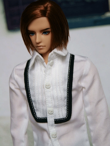 BJD Clothes White T-Shirt f...