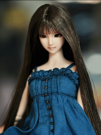 BJD Clothes Blue Camisole Dress for OB27 Size Ball-jointed Doll