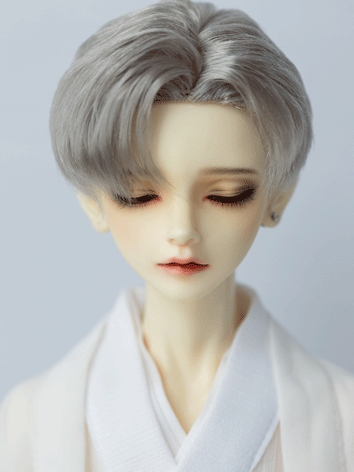 BJD Wig Short Milk Side Par...