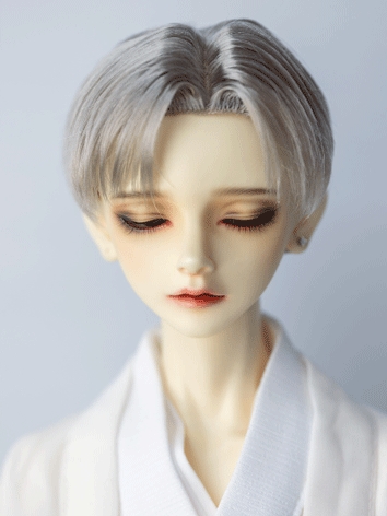 BJD Wig Short Milk Side Par...
