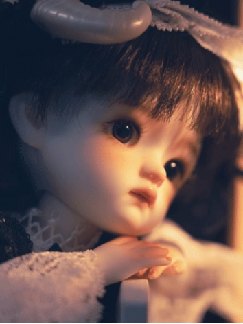 BJD Black Goat 26cm Hazel Ball Jointed Doll