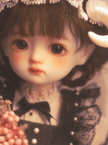 BJD Fullset Black Goat 26cm Hazel Ball Jointed Doll