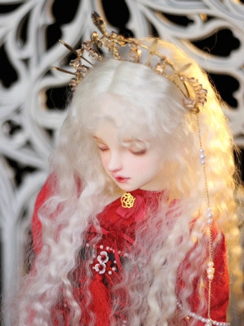 BJD Female Wig  Sheep Wool Hair for SD/MSD/YOSD Size Ball Jointed Doll