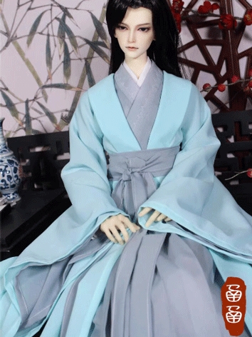 BJD Clothes Male Ancient Suit for Loongsoul73 Size Ball-jointed Doll