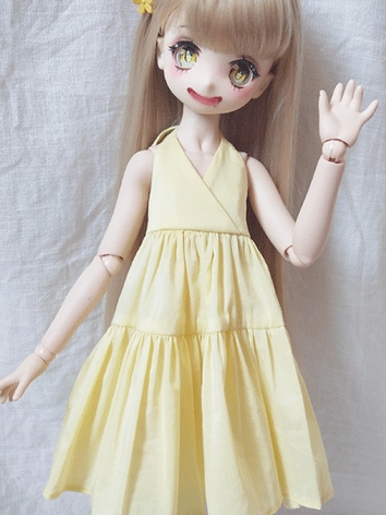 BJD Clothes Summer Yellow D...