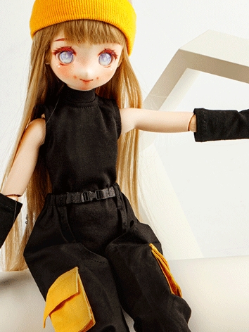 BJD Clothes Punk Jumpsuit f...