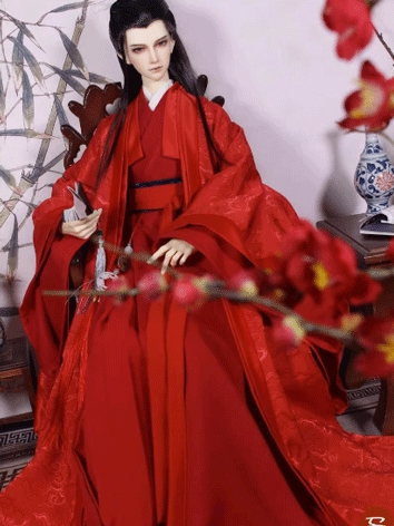 BJD Clothes Male Ancient Suit for Loongsoul73cm Size Ball-jointed Doll