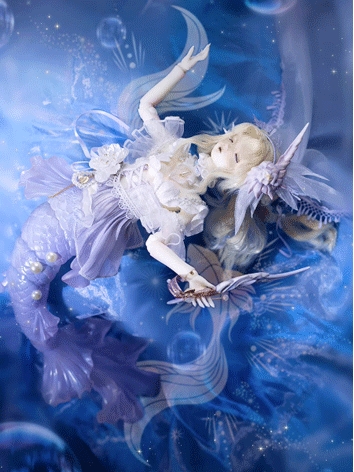 BJD Fullset Blue Mermaid Ilia 61.6cm Ball-jointed Doll