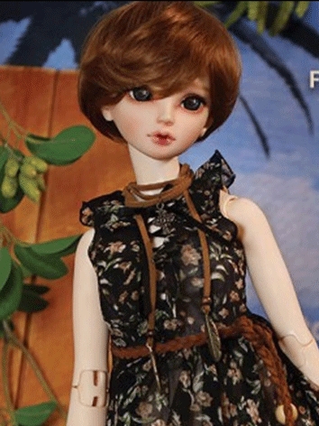 BJD Clothes Black Chiffon D...