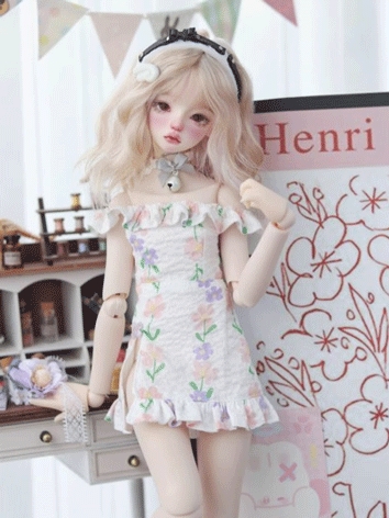 BJD Clothes Floral Dress Su...