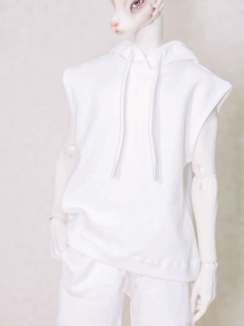 BJD Clothes Hooded Vest for...