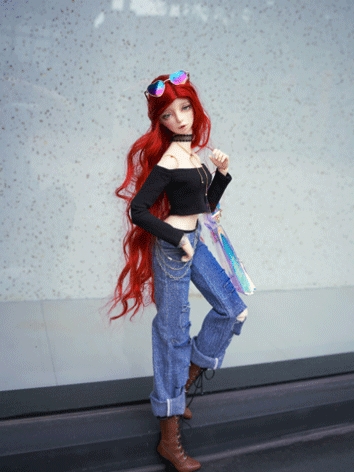 BJD Clothes Fashion Ripped ...