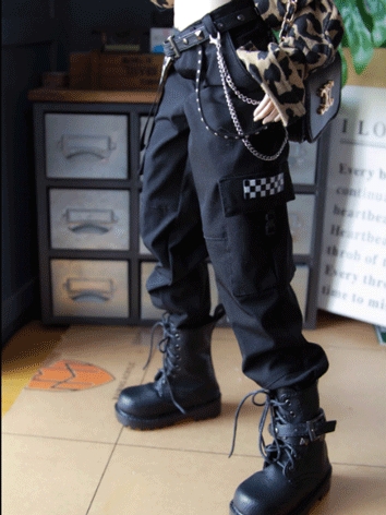 BJD Clothes Fashion Dungarees Pants for SD/MSD/MDD Size Ball-jointed Doll