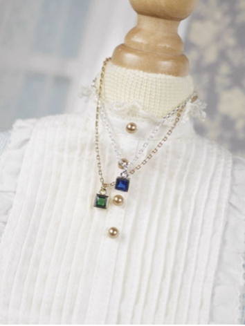 BJD Doll Zircon Necklace Co...