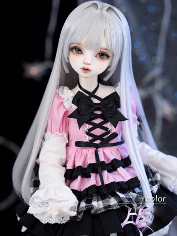 BJD Wig High Temperature Long Straight Hair for SD Size Ball-jointed Doll