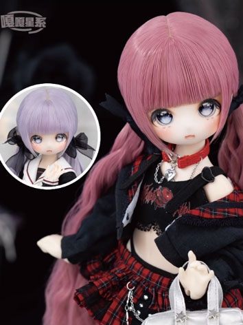 BJD Wig High Temperature Long Straight Bunches Hair for SD Size Ball-jointed Doll