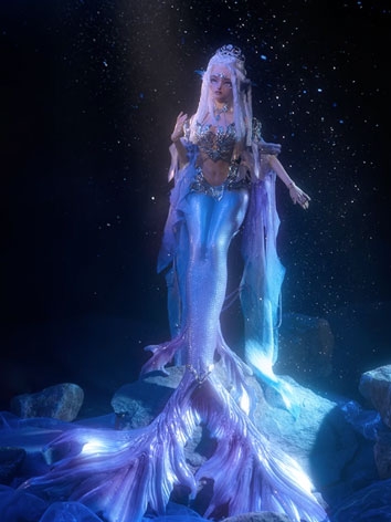 BJD Fullset Mu Dong Mermaid 70cm Girl Ball-jointed doll