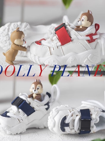 BJD Shoes Daily Thick Sole Sports Mesh Shoes for MSD Size Ball-jointed Doll