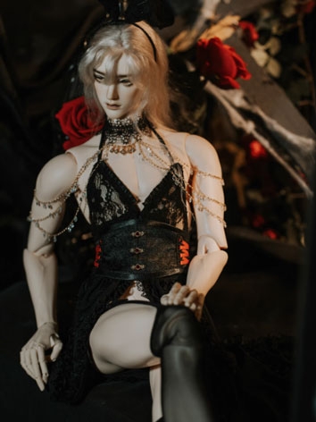 BJD Clothes Nocturne Nightgown Suit for POPO68 73 ID75 SD MSD Size Ball-jointed Doll