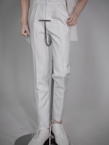 BJD Clothes White Pants for...