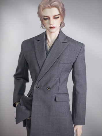 BJD Clothes Gray Long Type ...