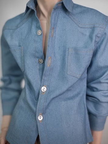 BJD Clothes Denim Shirt for...