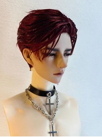 BJD Wig Boy Off-center Part...