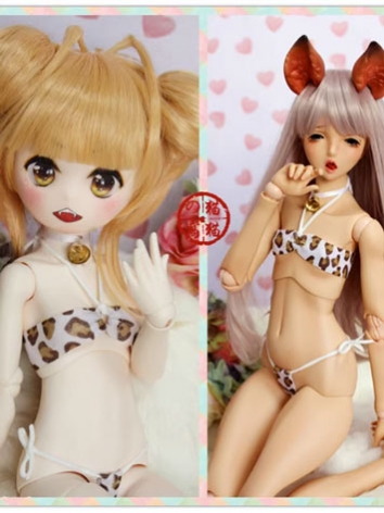 BJD Clothes Girl Leopard Pr...