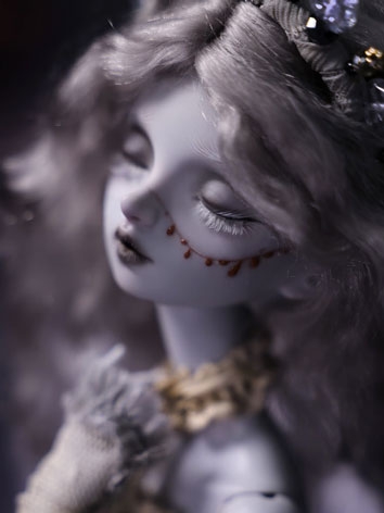 BJD Corpse Bride Maroon 43cm Girl Ball Jointed Doll