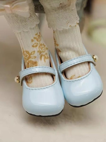 BJD Shoes Square Toe Flat Shoes for YOSD Size Ball-jointed Doll