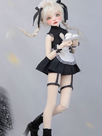 BJD Clothes Maid Girl Dress...