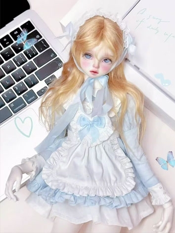 BJD Clothes Maid Heart Dres...