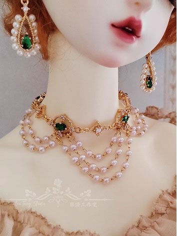 BJD Decoration Green Zircon...