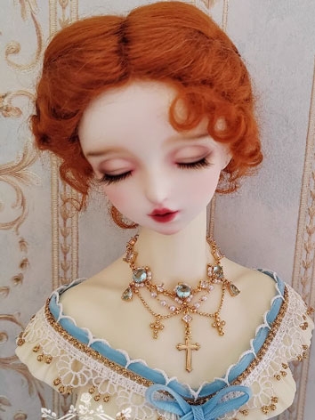 BJD Decoration Retro Pray Cross Necklace for SD MSD 70cm Size Ball-jointed doll