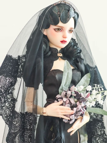 BJD Clothes Chinese Cheongsam Wedding Dress for SD Size Ball-jointed Doll