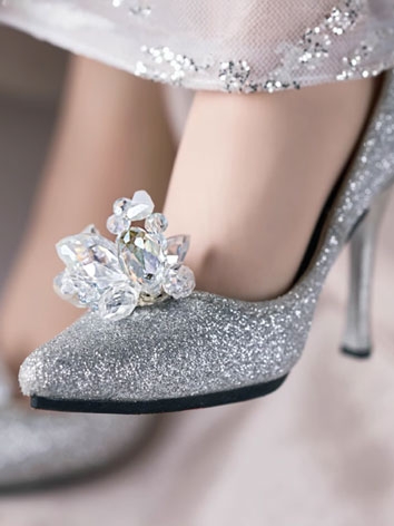 Bjd Shoes BJD Retro High-heeled Shoes SH323111S for SD Size Ball-jointed Doll