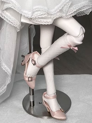 BJD Doll Shoes Silk High He...