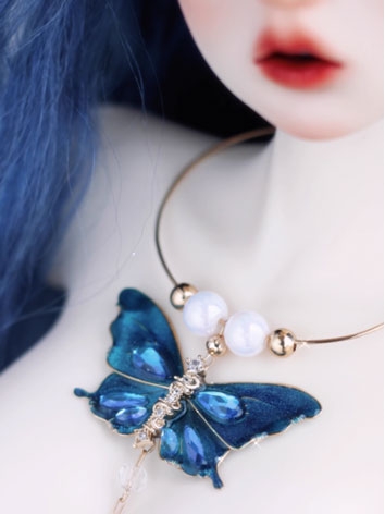 BJD Necklace Magnet Butterf...