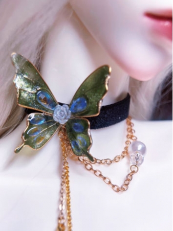 BJD Necklace Butterfly Neck...