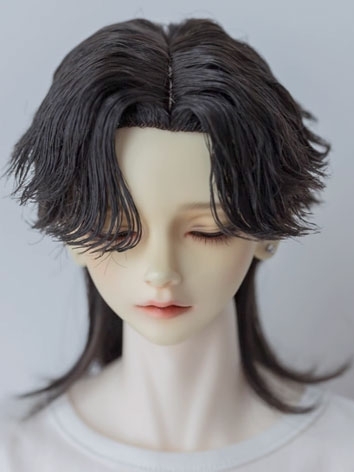 BJD Wig Milk Wolf Tail Hair...