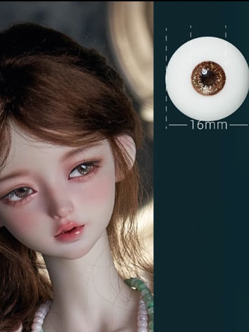 BJD Eyes 16/6mm Resin Eyeballs EY1623113 for Ball-jointed Doll