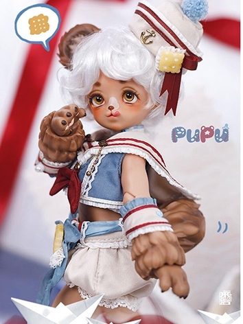 BJD Doll Sea Salt Soda Bear Pupu 26cm Ball-jointed Doll