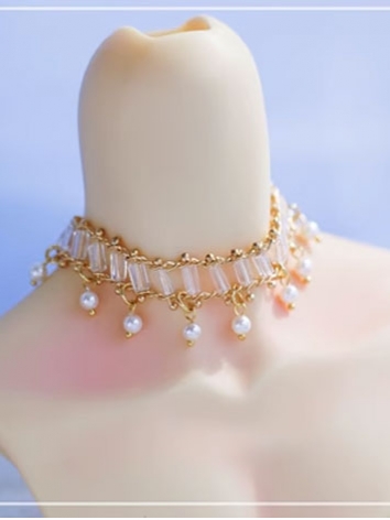 BJD Accessaries White Neckl...