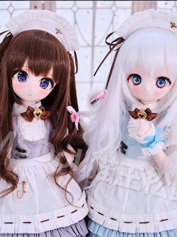 BJD Doll Wig Braid Double Ponytail Hair for SD/MSD/YOSD Size Ball Jointed Doll