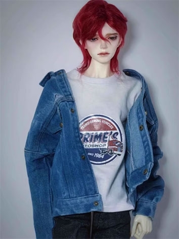 BJD Clothes Denim Top for ID75 SD MSD Ball-jointed Doll